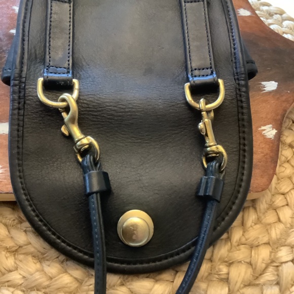 Vintage Coach #9826 Black Mini Convertible Belt Bag Shoulder Crossbody Bag - Picture 11 of 15